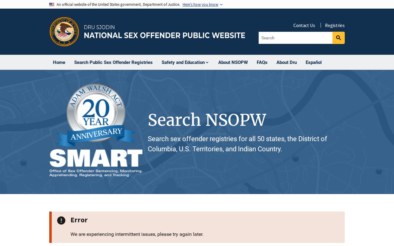 Barren County sex offender check through the National Sex Offender Public Website